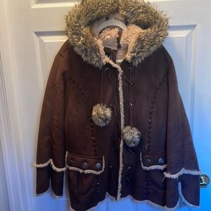 Cozy winter plus size coat